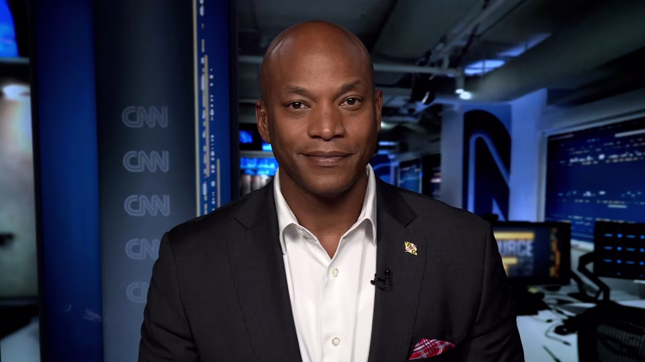 Maryland Gov. Wes Moore appears on CNN on Tuesday.