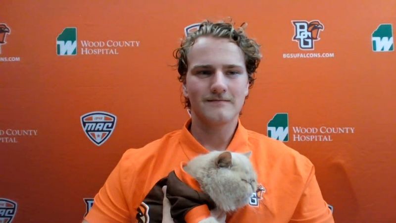 Meet college football’s newest mascot, Pudge the cat