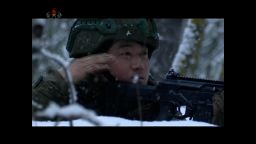 A screen grab of a North Korean soldier, purportedly fighting for Russia in the war against Ukraine, in a propaganda video released on August 31, 2025.