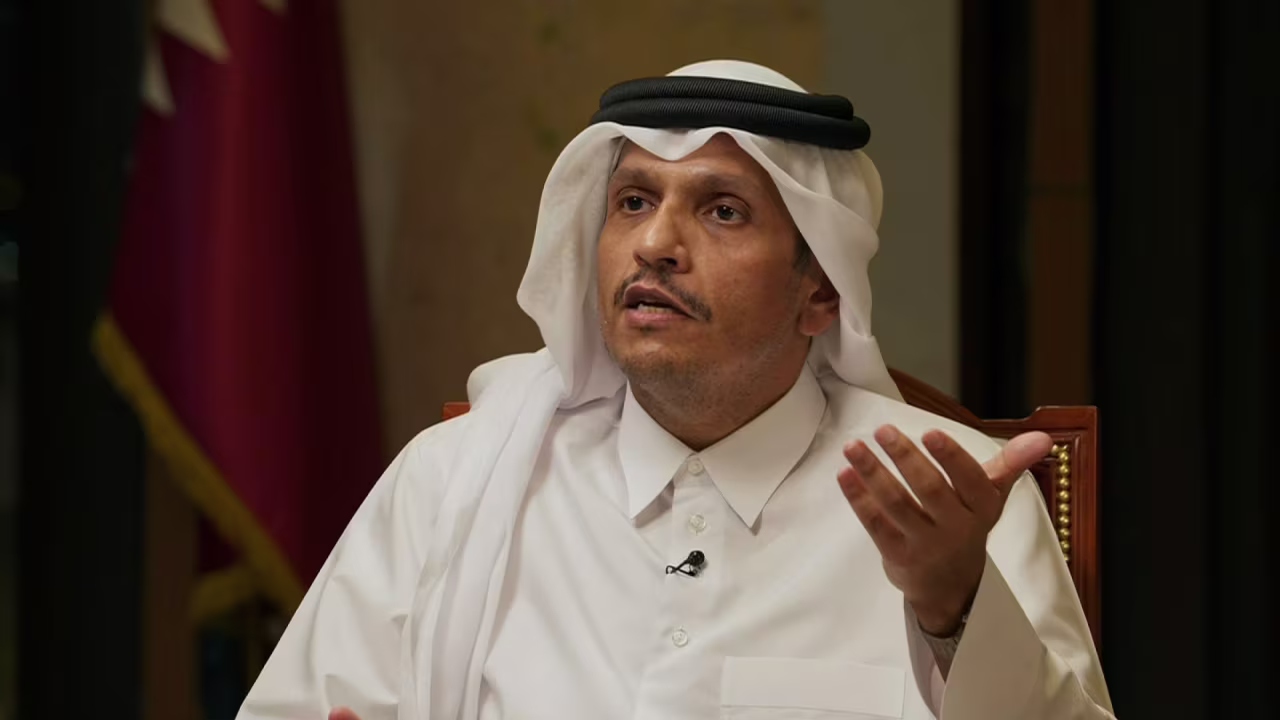 Qatari Prime Minister Sheikh Mohammed bin Abdulrahman bin Jassim Al-Thani speaks with CNN on Wednesday.