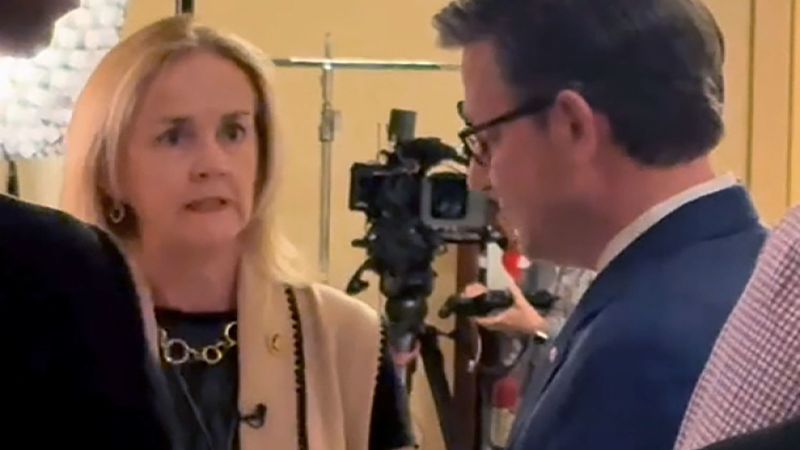 Dean Confronts Speaker Johnson Over Trump AI Video and Government Funding Standoff