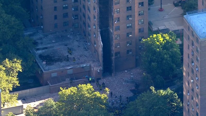 No injuries or deaths reported as Bronx high-rise building partially collapses with a ‘loud boom’ | CNN