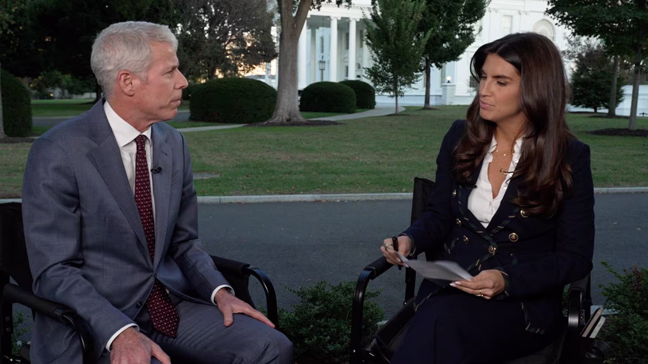 Energy Secretary Chris Wright takes part in an interview with CNN's Kaitlin Collins on Thursday.