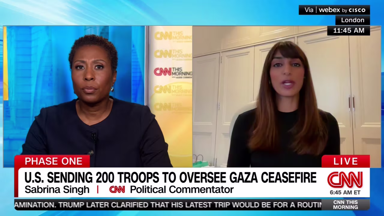 Sabrina Singh speaks with CNN's Audie Cornish on Friday.