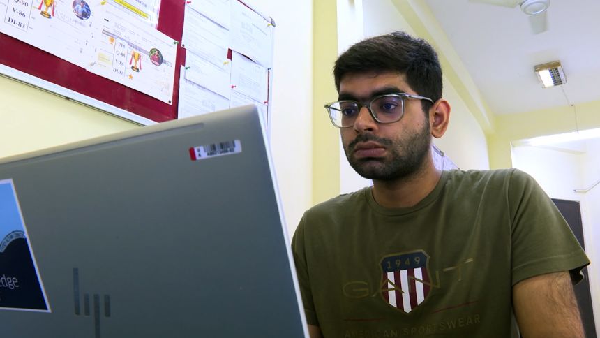 Hemaksh Swara, a math and computers major at an Indian university, says he is looking into graduate programs in European countries and possibly India.