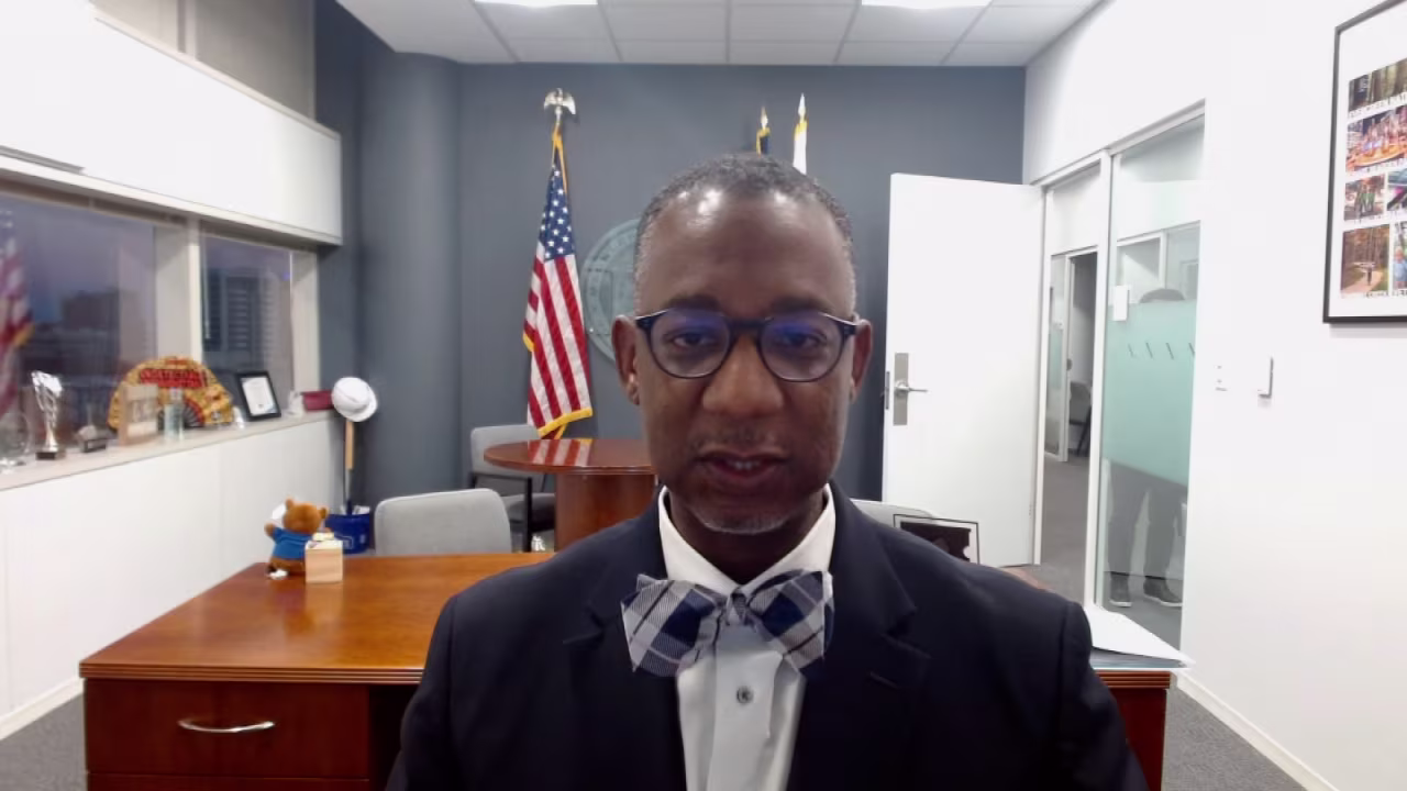 Mark Jerrell, chairman of the Mecklenburg County Commission, speaks with CNN on Monday morning.