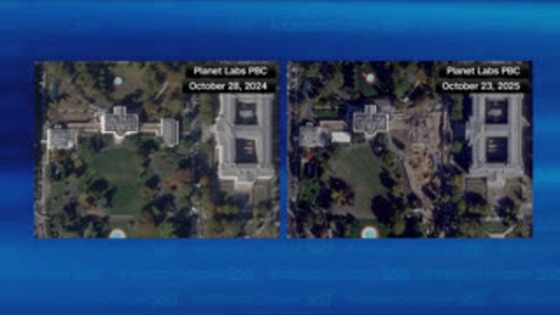 The East Wing of the White House, and the 123 years of American history it embodied is now reduced to rubble.