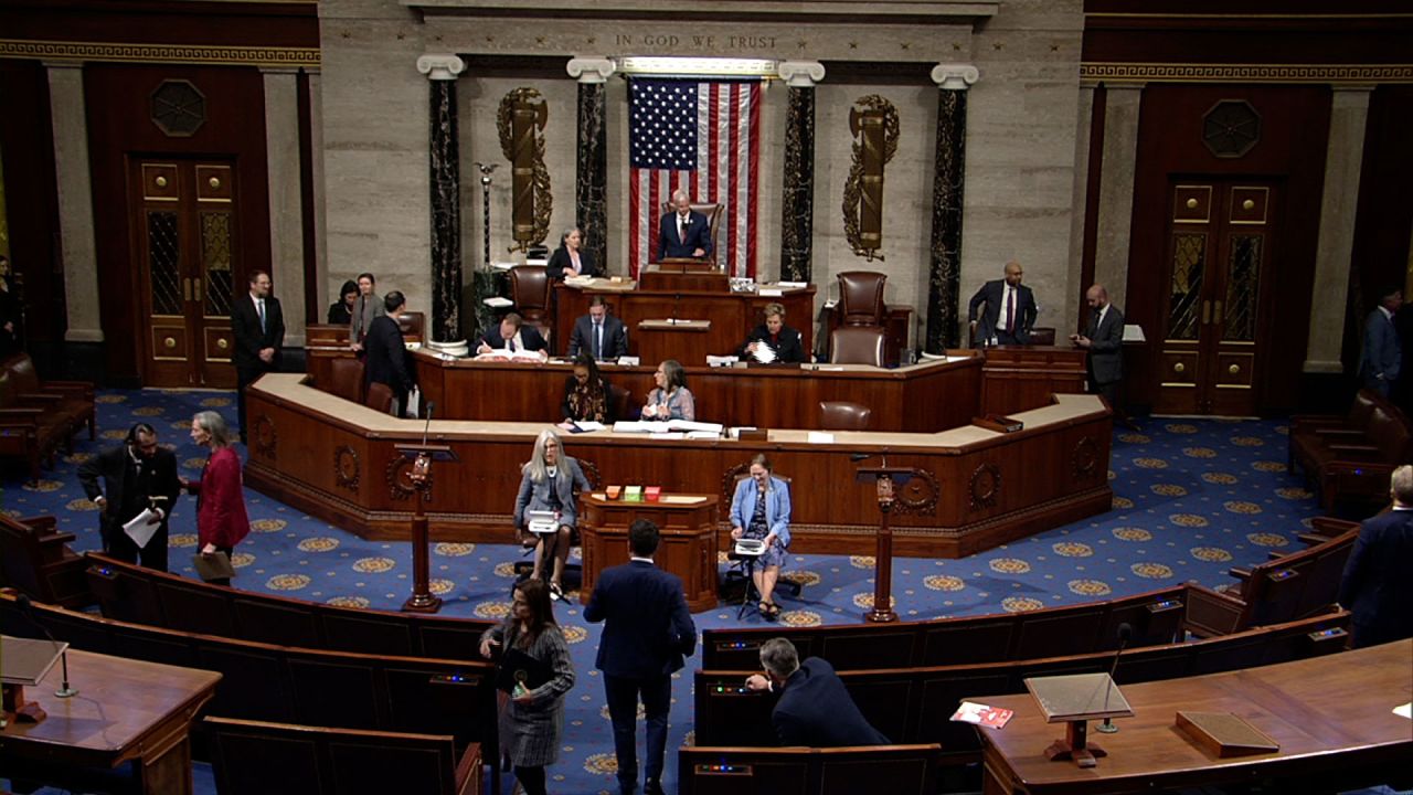 The floor of the US House of Representatives on Wednesday, November 12, 2025.