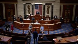 The floor of the US House of Representatives on Wednesday, November 12, 2025. 