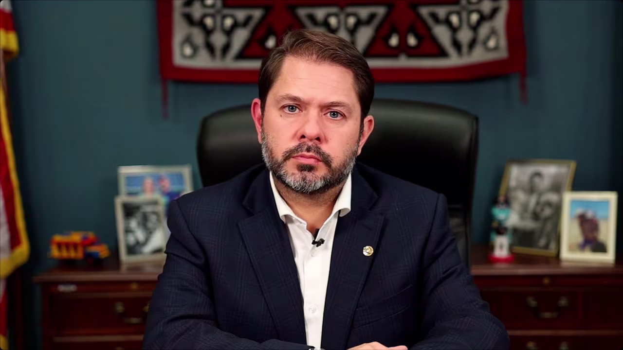 Sen. Ruben Gallego appears on CNN on Tuesday.
