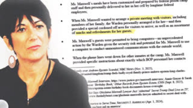 Dems: Whistleblower says Ghislaine Maxwell is preparing request for clemency from the President