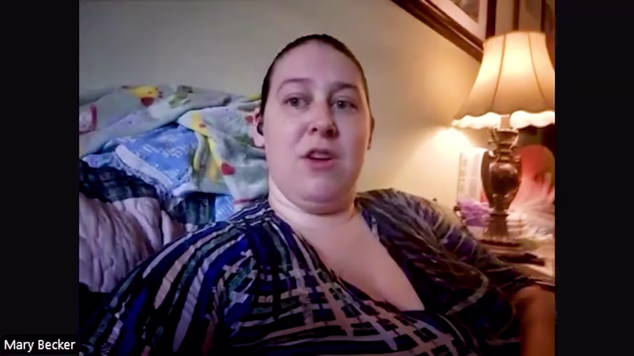 Mary Becker speaks with CNN affiliate KXTV.