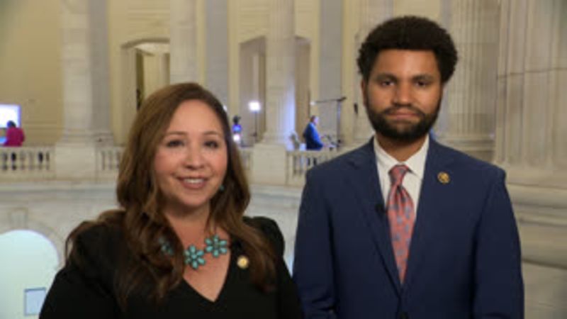 Newly sworn in Rep. Adelita Grijalva and Rep. Maxwell Frost are pushing for the full release of the Epstein files