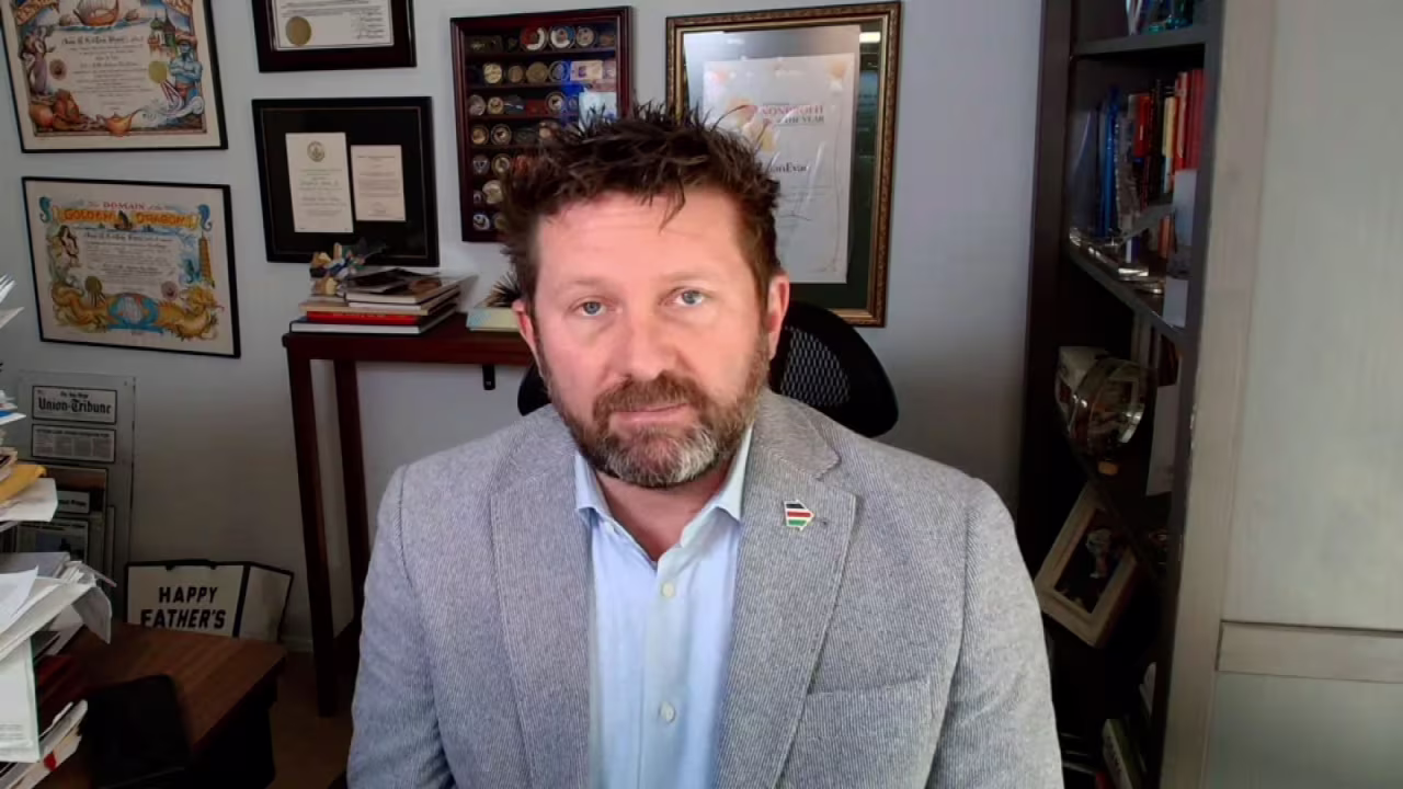 Shawn VanDiver speaks with CNN on Friday.