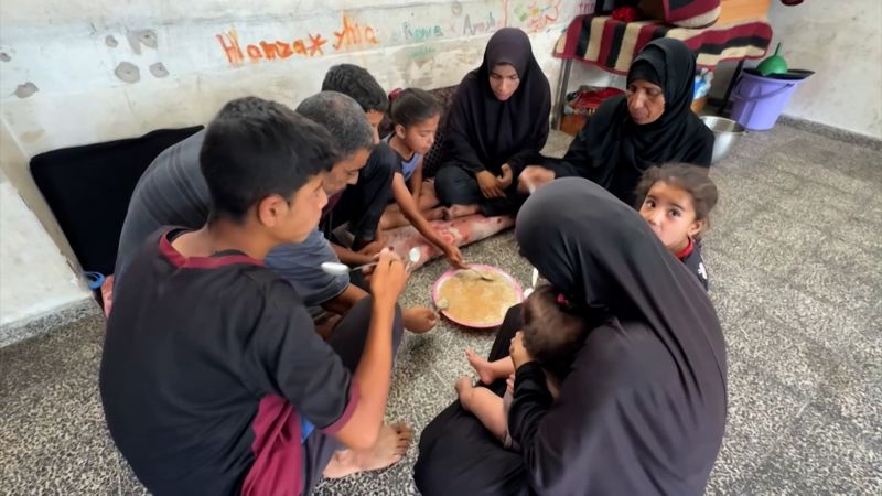 Inside a family’s struggle to find food in Gaza