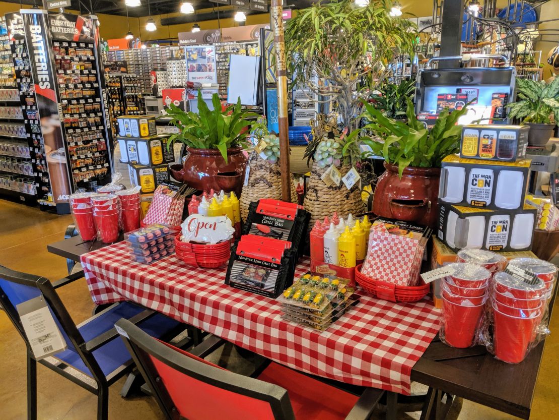 Mahin Barker's Breed & Co Ace Hardware stores in the Austin, Texas, area sell baby clothes, Le Crueset pots and pans and baby clothes.