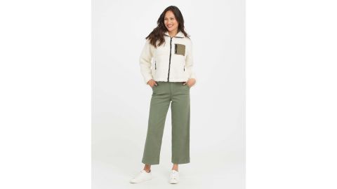 Stretch Twill Wide Leg Pant
