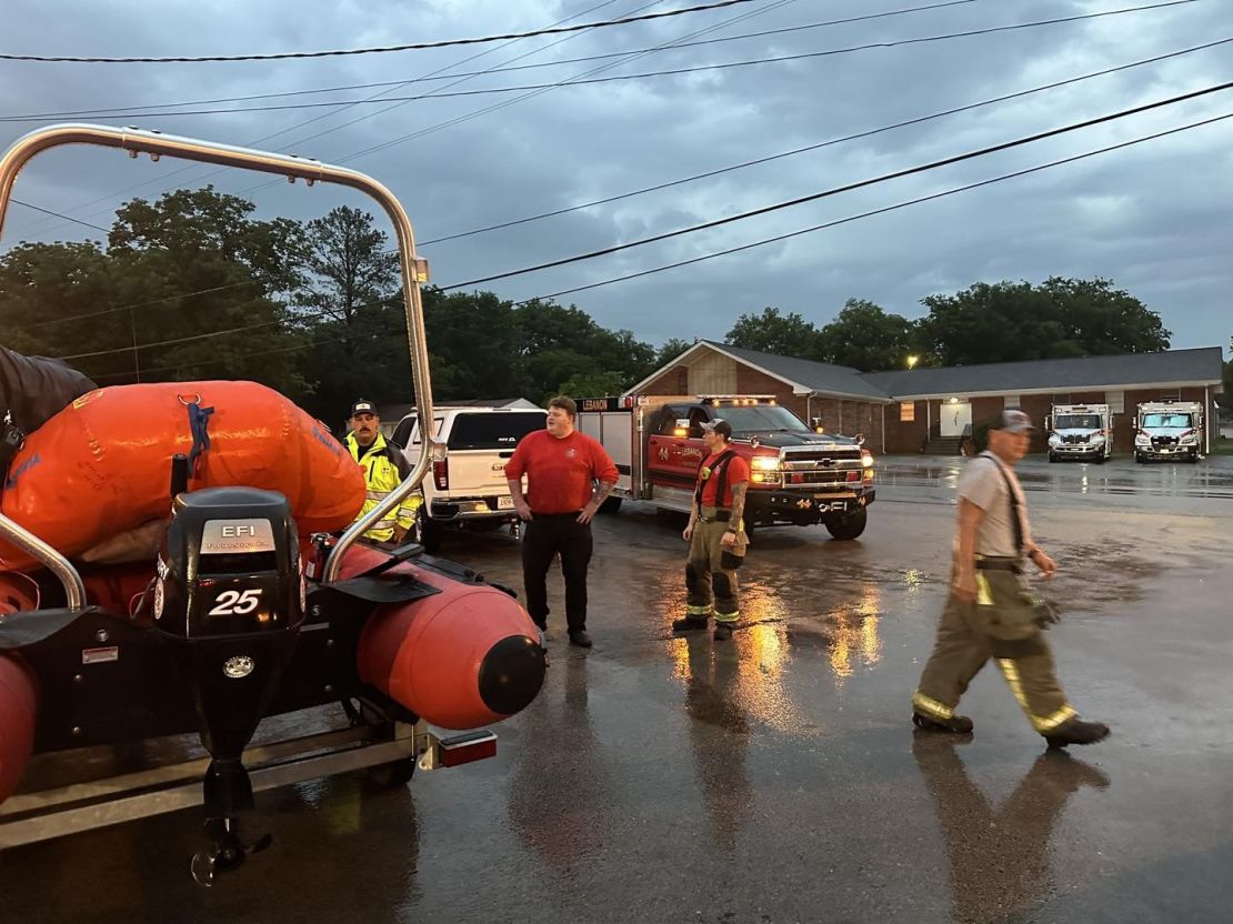 Wilson County EMA dispatched crews to Sumner County, northeast of Nashville, to assist with water rescues.