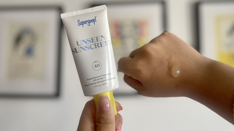 Supergoop Unseen sunscreen vs. Trader Joe's Daily Facial sunscreen