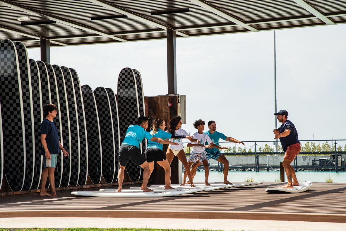 <strong>Clientele: </strong>Over 80% of Surf Abu Dhabi's clients are international visitors travelling to surf the wave. The company is targeting the luxury travel market.