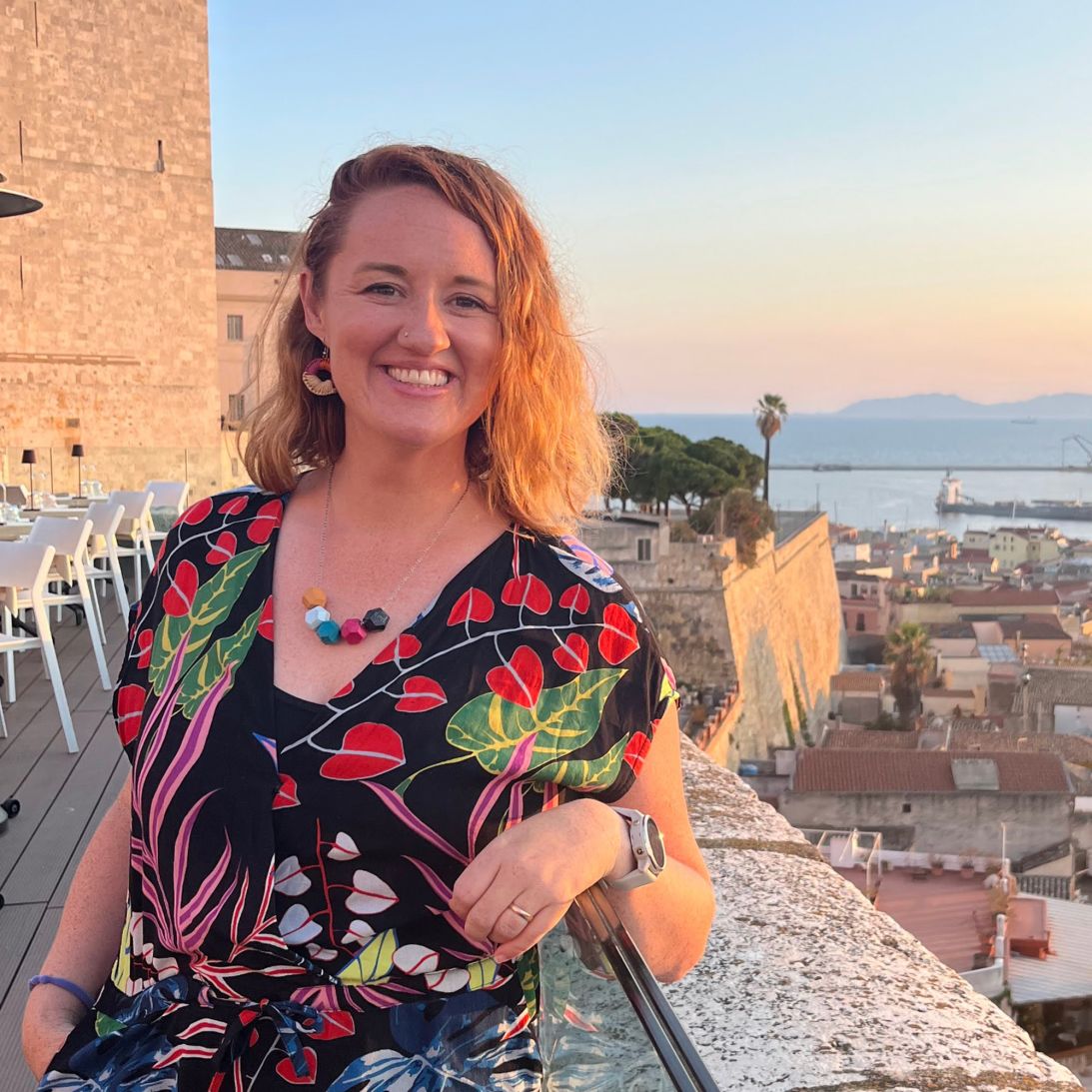 Susanna Shankar, pictured in Malta, is a dual citizen of the United States and Canada who was recently accused of lying about her origins.