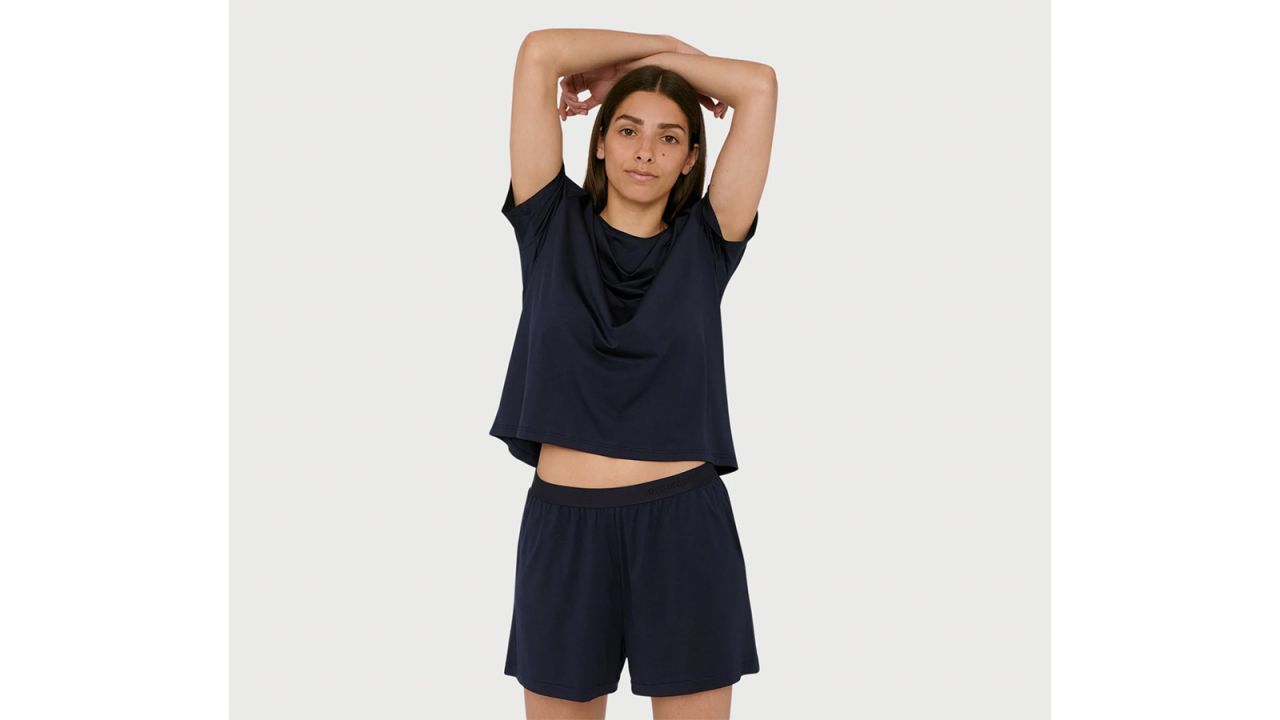 sustainable brands organic tencel shorts