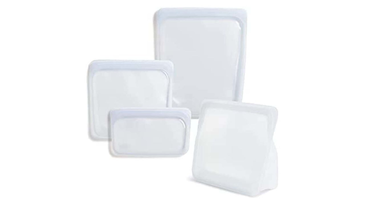 Stasher Silicone Reusable Storage Bag Bundle 4-Pack