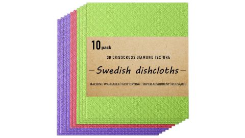 CFQ Swedish Dishcloths Cellulose Sponge Cloths for Kitchen