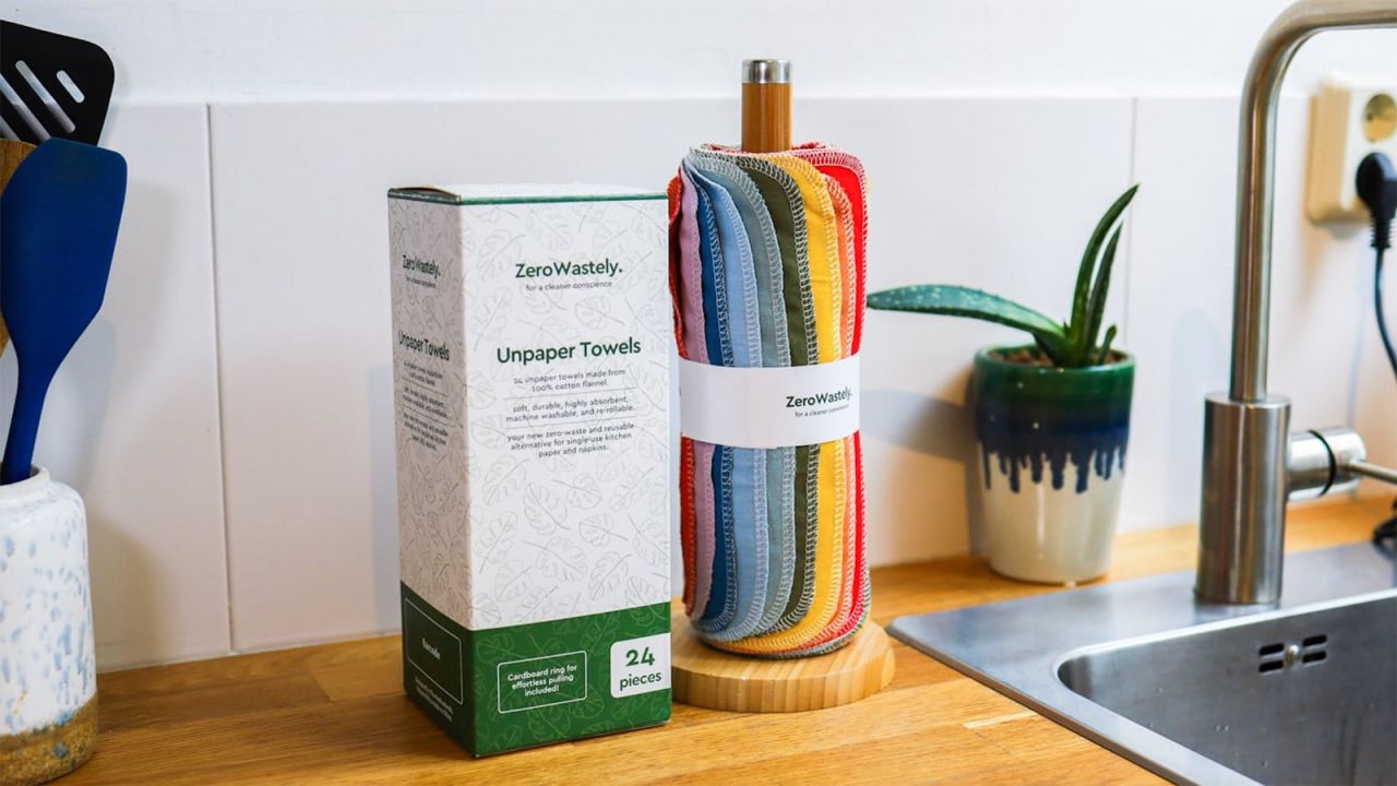 sustainable saves unpaper towels