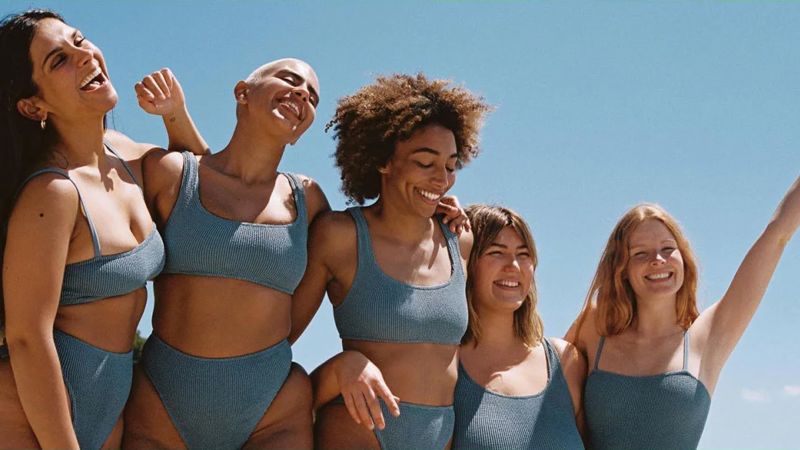 Women's Bikini Set Swimsuit Net yarn Filled Bra Swimwear Beachwear