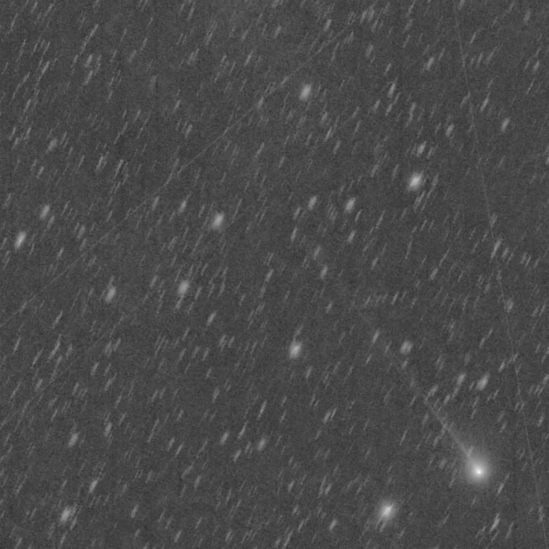 Otra observación del cometa fue realizada el 11 de abril por el Virtual Telescope Project. Gianluca
