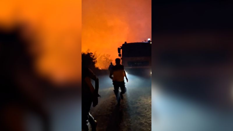 Wildfires spread in northeastern Syria