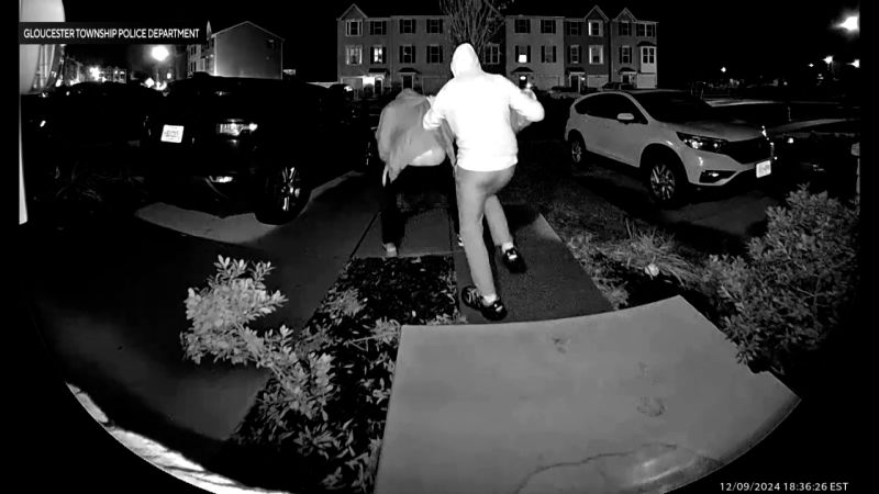 Video: Porch thieves caught twerking on camera return stolen item