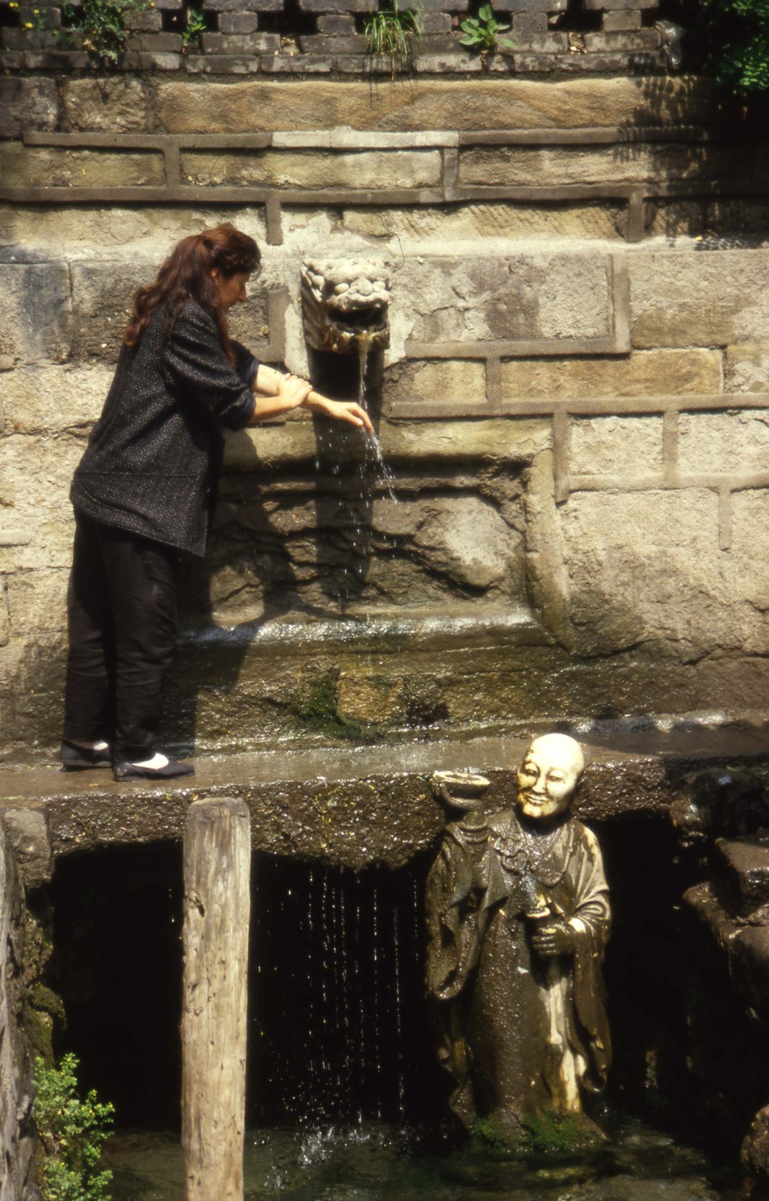 Along the way, the artist heard tales from locals about dragons and the folklore surrounding the Great Wall.