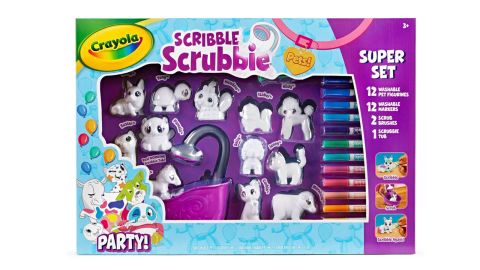 Crayola Scribble Scrubbie Pets Ensemble de fête super confettis