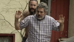 Tom Pelphrey and Mark Ruffalo in the HBO Max series "Task"