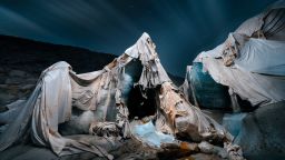 Liam Man’s series “Carcass of the Ice Beast” won the Earth Photo 2025 Climate of Change Award. In 2009, thermally reflective blankets were placed over the Rhône Glacier in Switzerland, to slow its melt, but today these coverings hang in tatters. Man said that it is a “tribute to human effort and a sobering reminder of its limits. Despite the dedication of a few, their interventions could not halt the glacier’s retreat.” <strong>Look through the gallery to see more of the Earth Photo winners.</strong>