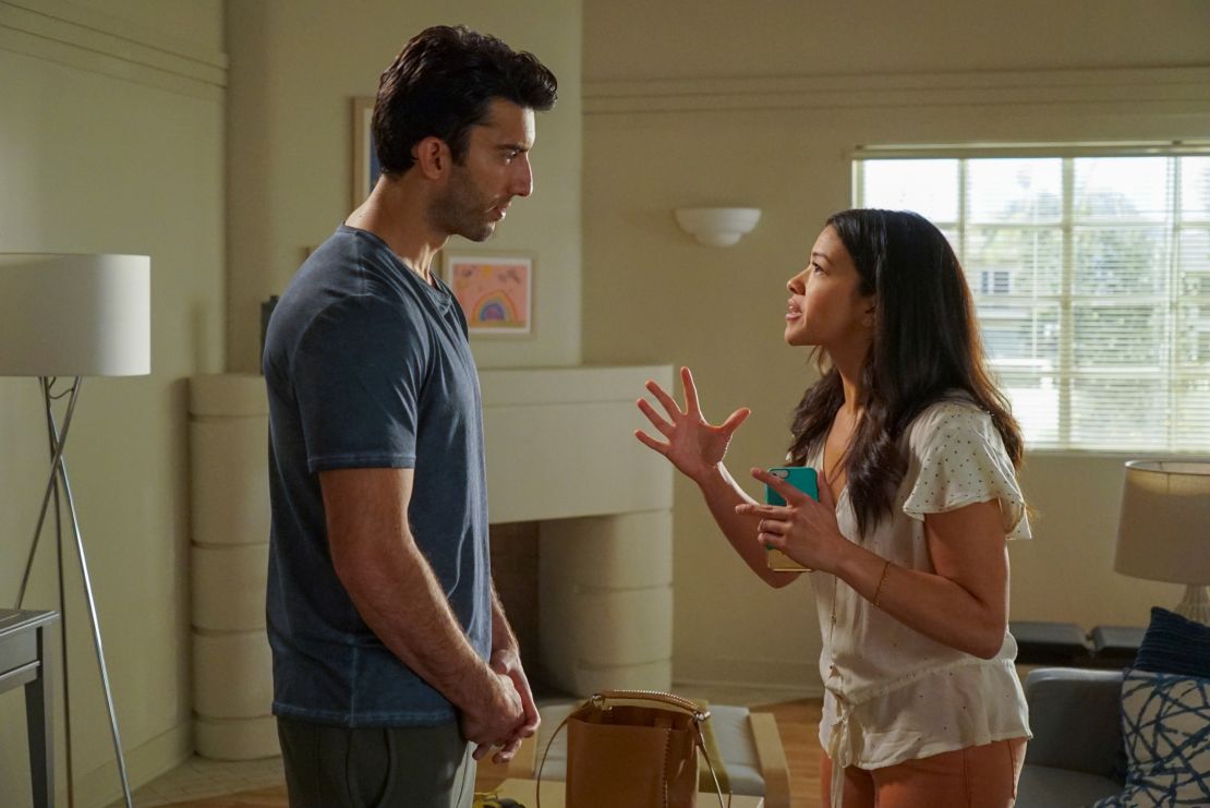 Justin Baldoni and Gina Rodriguez in 