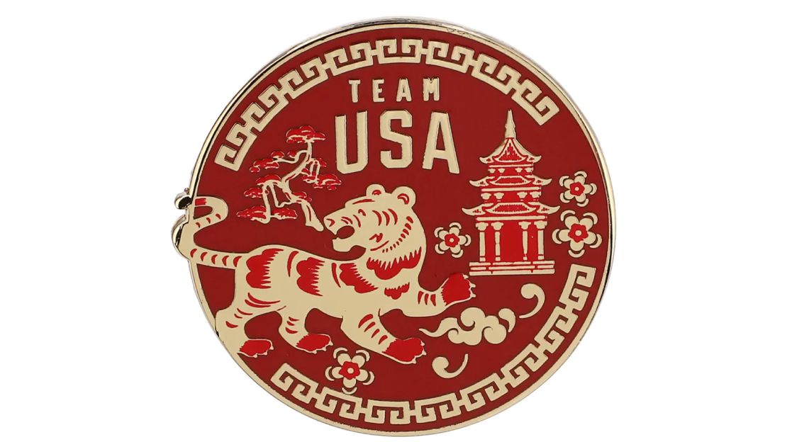 Fanatics Team USA 2022 Winter Olympics Beijing Year of the Tiger Pin