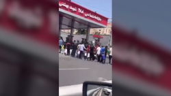 Social media video shows lengthy queue outside Tehran gas station