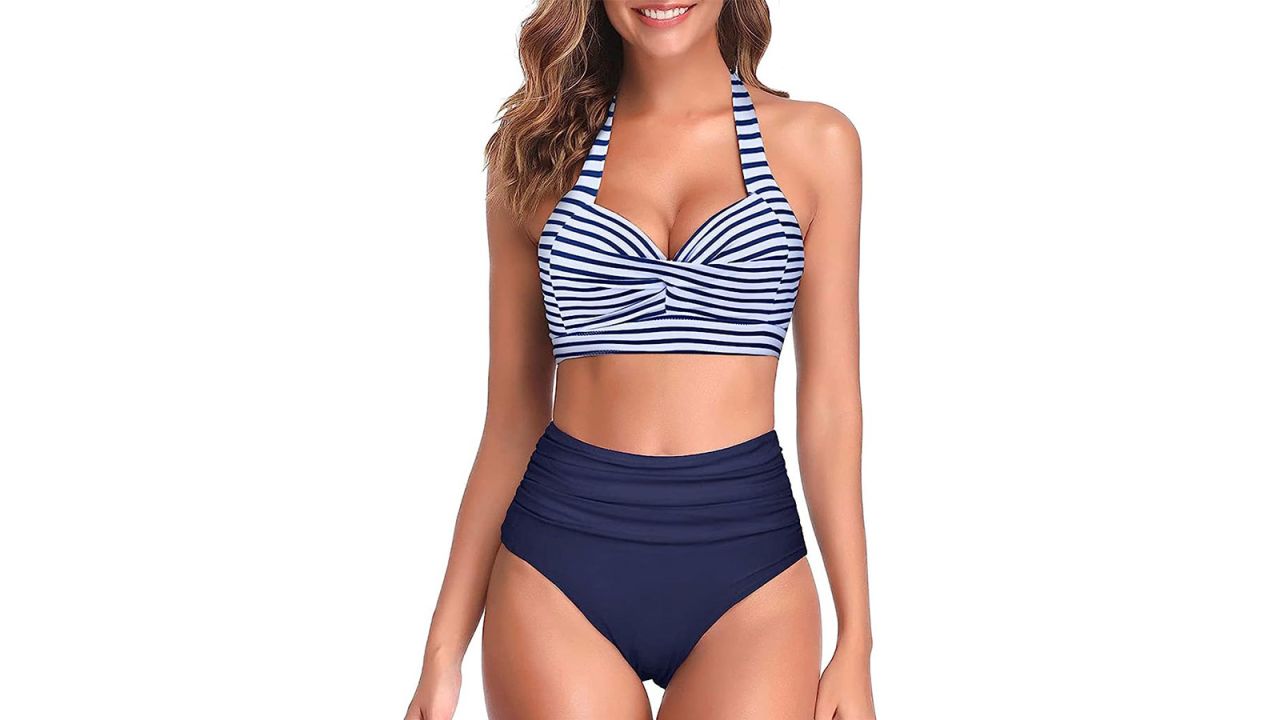 EastElegant Maternity Swimwear One Piece Halter Pregnancy Swimsuit Floral  Bathing Suits with Adjustable Chest Drawstring(Blue,X-Small) at   Women's Clothing store