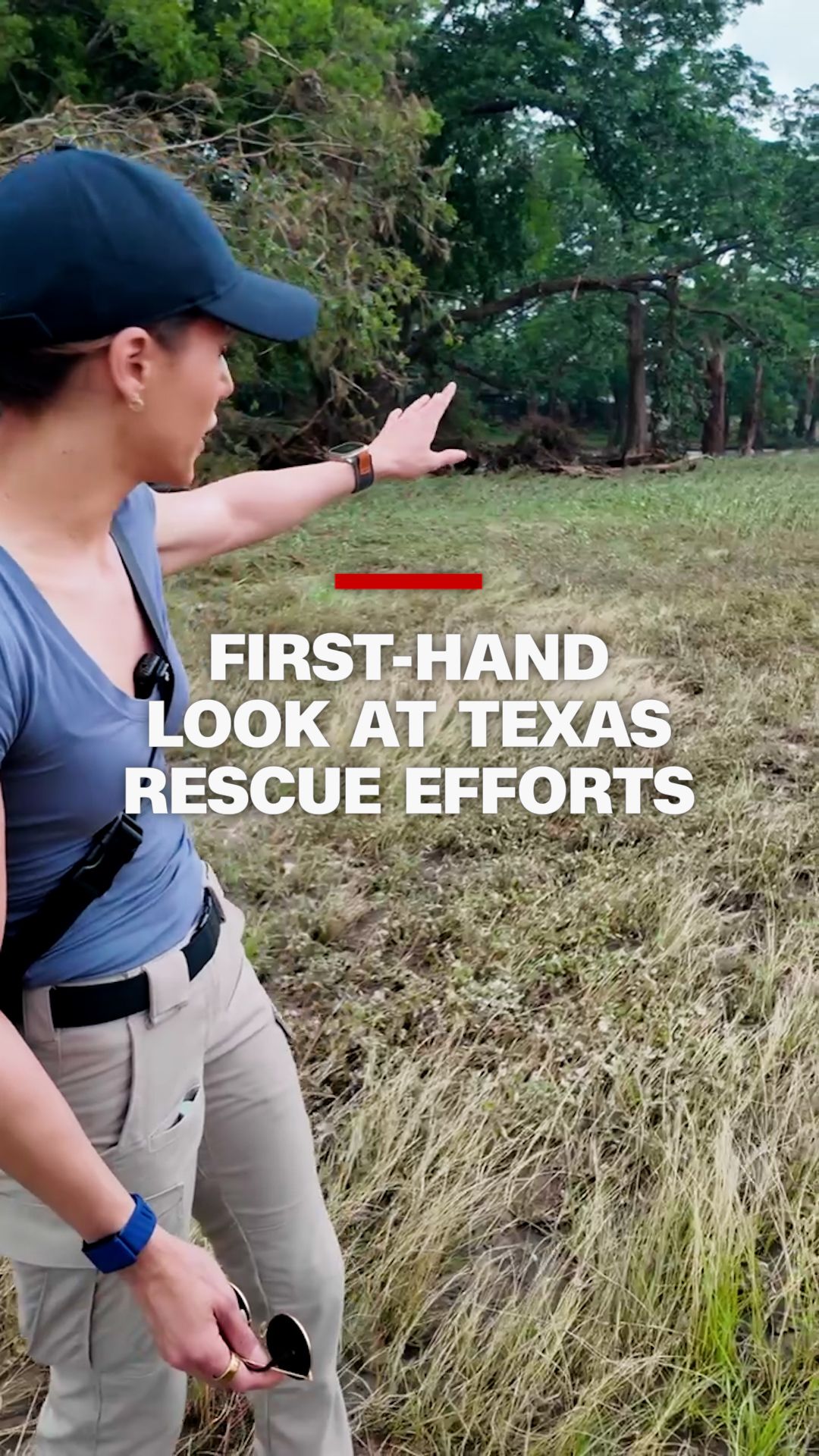 Barbed wire and mangled trees among the debris scattered for miles, search and rescue workers in Texas face the grueling, slow challenge of holding out hope for any survivors or remains following Friday's flash floods. CNN's Isabel Rosales is in Center Point to give a first-hand look at the challenges volunteers are facing.