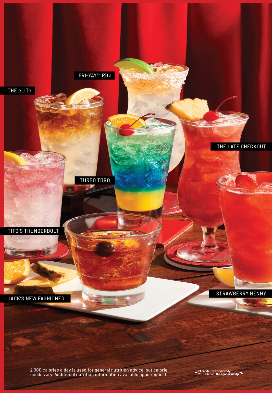 A selection of the "Power Pours."