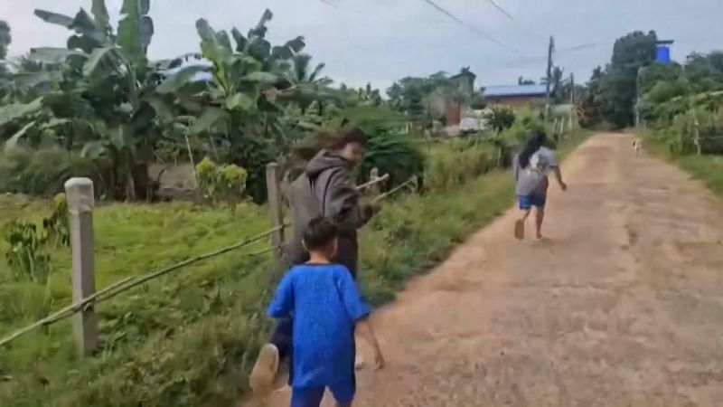 Civilians run for cover as clashes erupt on Thailand’s border with Cambodia