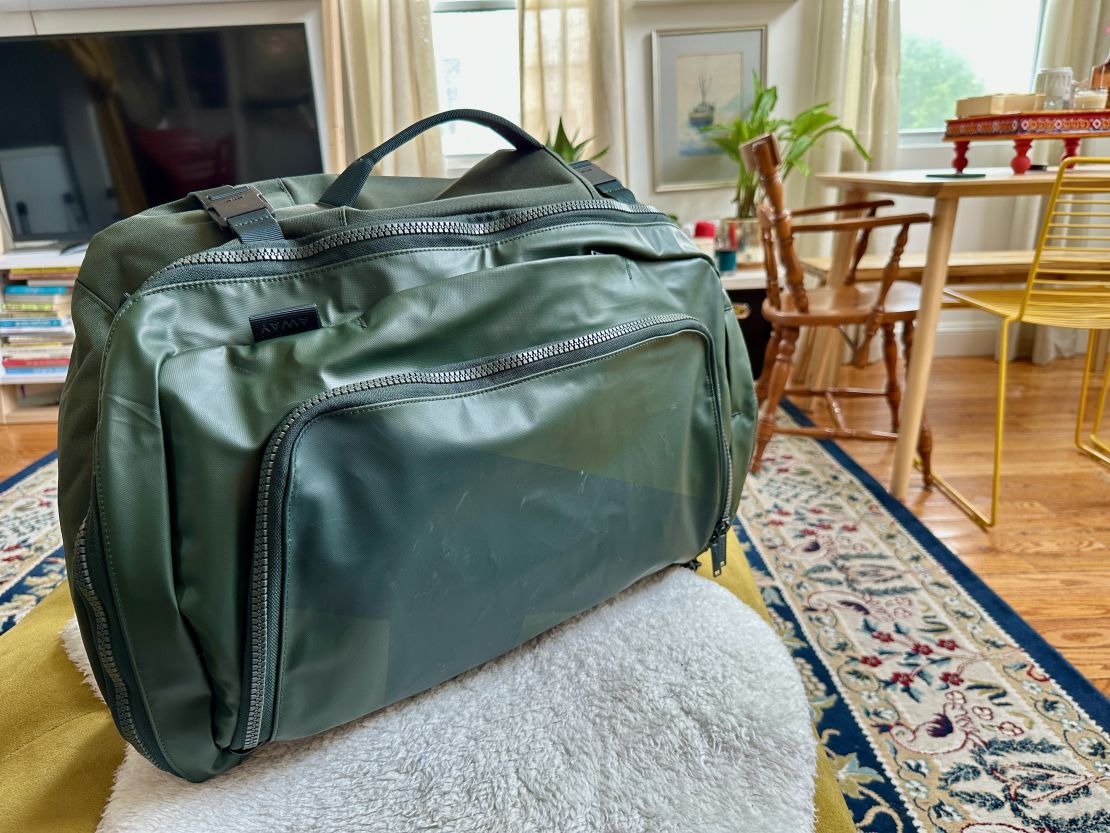 underscored The Away FAR 45L as a duffel bag
