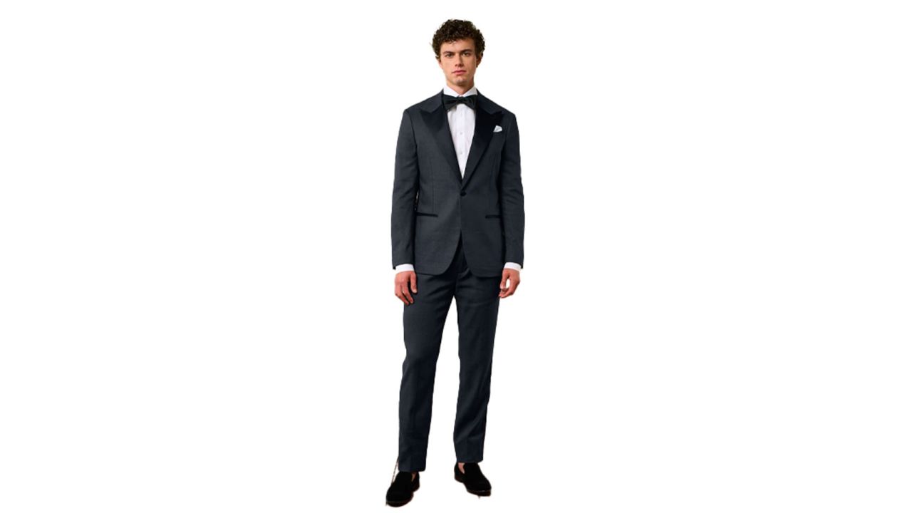 The Blac Tux Shadow Black Linen Tuxedo