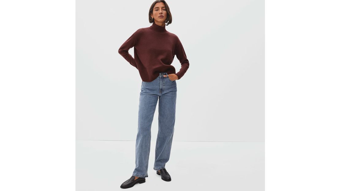 The Cashmere Square Turtleneck