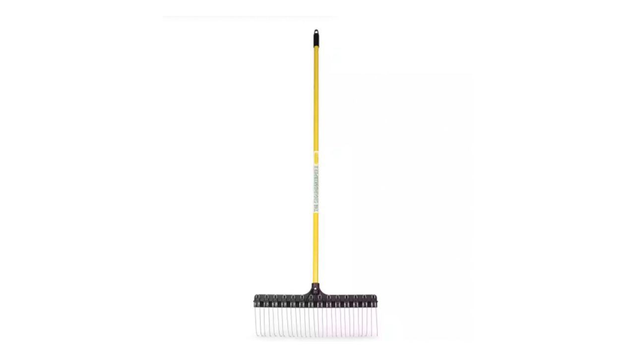 The Groundskeeper II 55 in. Fiberglass Handle Steel Rake cnnu.jpg