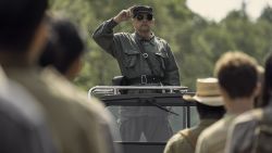 Mark Hamill as The Major in The Long Walk. Photo Credit: Murray Close/Lionsgate