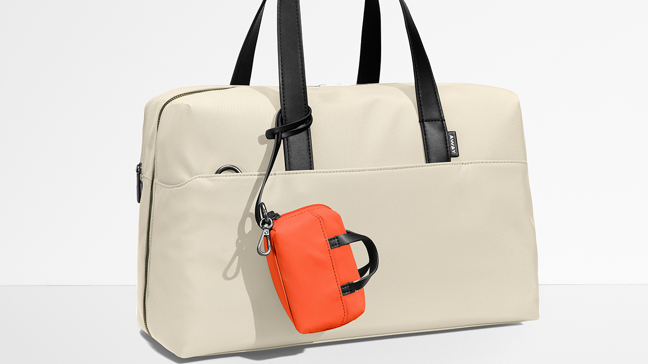 The Micro Everywhere Bag Away La Ligne stock photo